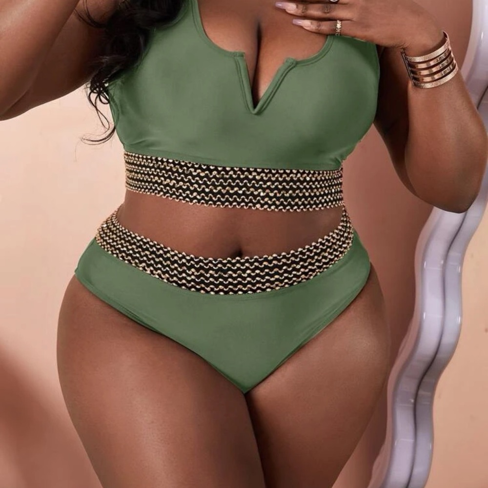 Shein two piece bathing suit